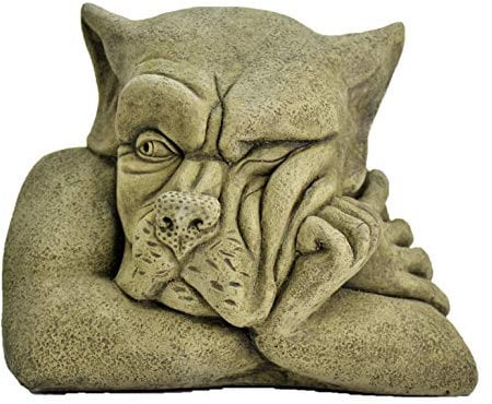 DSL Bert-Garden Ornament-Gargoyle-Sculpture Stone Statue-Home Patio-Decorative Gift