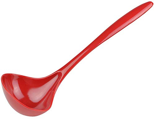 Gourmac Melamine Soup Ladle, Red