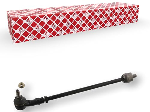 febi bilstein 01146 Spurstange verstellbar, 1 Stück | Kompatibel mit: VW CORRADO, GOLF III, GOLF III Cabriolet, GOLF III Variant, GOLF IV Cabriolet, GOLF Van III Variant, VENTO