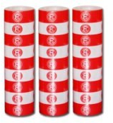Fortuna Düsseldorf Luftschlangen, rot, 23019