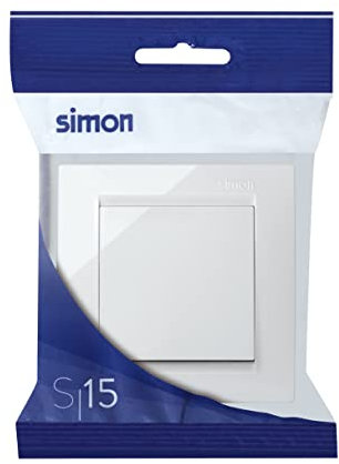 Simon F1590150030 - Pulsador serie 15 blanco