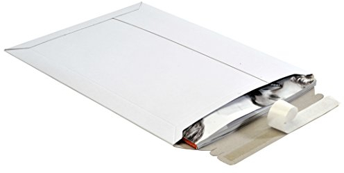 50 St DIN A4 Versandtaschen Toppac TP230 240x315 mm Briefumschlag aus weißer Vollpappe