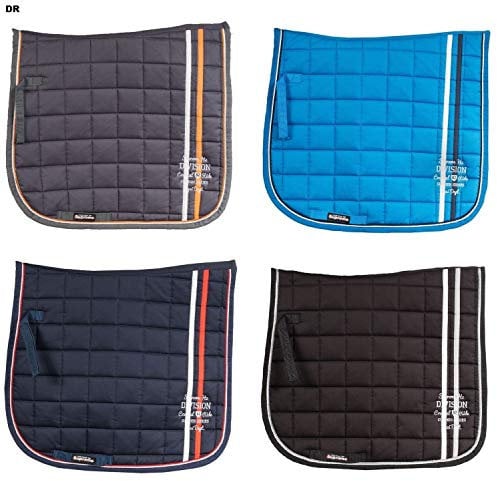 NETPROSHOP Atmungsaktive Dressur Schabracke mit Wabenfütterung Größe Pony oder Full, Groesse:Pony, Farbe:Dunkelblau