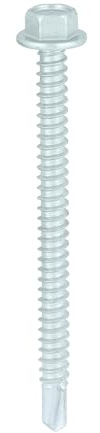 TIMco L70B Hex No.3 Self-Drilling Screw 5.5 x 70 - Silver Ruspert (Box of 100)