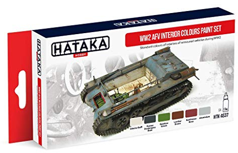 HTK-AS37 WW2 AFV Interior Colours Paint Set