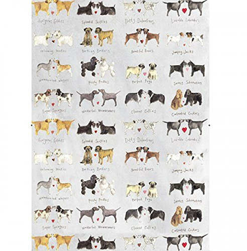 Alex Clark Tea Towel - Delightful Dogs - 100% Cotton