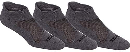 ASICS Unisex-Kissen, niedrig geschnitten, Unisex-Erwachsene, Socken, Cushion Low Cut (3 Pack), grey heather, Medium