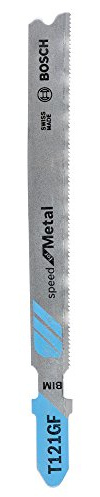 Bosch 25x Stichsägeblatt T 121 GF Speed for Metal (für Stahlbleche, Professional Zubehör Stichsäge)