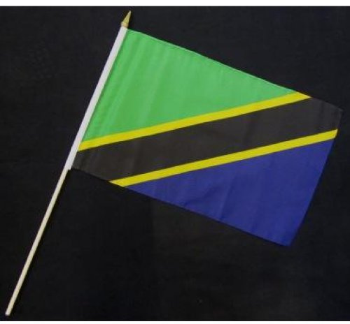 Everflag Stock-Flagge 30 x 45 : Tansania