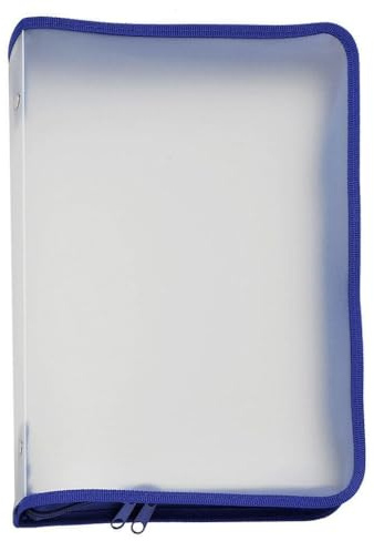 FolderSys 40452-40 Reissverschlusstasche A4 blau
