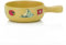 Kela 366567 Käsefondue-Pfanne, Motiv Schweizer Flagge, Berge, Käse, Feuerfeste Keramik, 22 cm Durchmesser, 1 L, Wallis