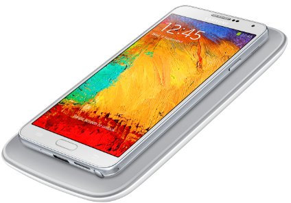 Samsung EPWN900 Socle avec Coque à Induction pour Samsung Galaxy Note 3 Blanc