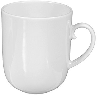 Becher mit Henkel 0,25 l 6 Stück Rondo weiss uni 7 von Seltmann Weiden