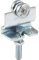 Gedotec Ferrure de Porte Coulissante - Agrar Rollapparat 372 - Simple Paire de Roulettes Réglable en Hauteur pour Portes Coulissantes sur Rails en Acier Galvanisé - Roulettes Profil 300-1 Pièce