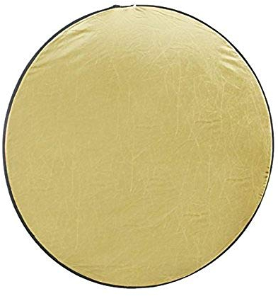 ayex 2 in 1 Faltreflektoren Set Ø 56cm 22 praktisch für Studio- und Außenaufnahmen Gold/Silber