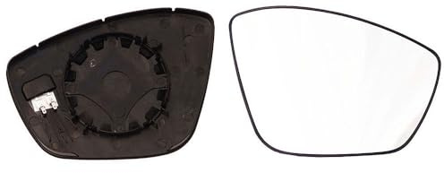 ALKAR 6432296 Spiegelglas, Außenspiegel Spiegelglas, Außenspiegelglas, Schwarz