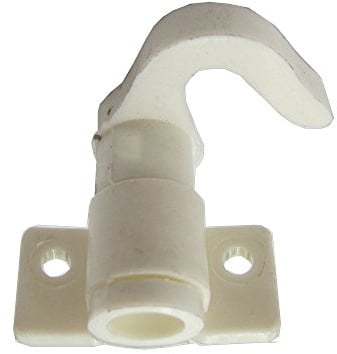 Wolfpack 3010206 Crochet espagnolette inférieur blanc