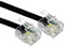 Alida Systems Cable Telefónico ADSL con Conectores RJ11 de 1 m- Routeur A Través De Toma De Teléfono O Microfiltro/Negro