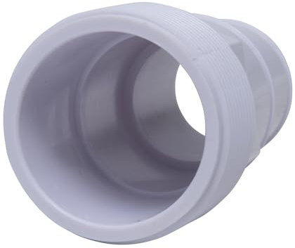 Aqualux Raccord Adaptateur Piscine 1’’1/2 Male A Visser - 38/32 Lisse Tuyau Souple - pour Pompe Platine Groupe Filtration Skimmer Tuyau Flottant