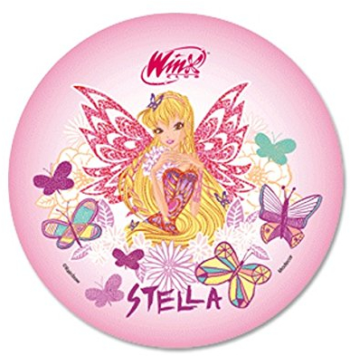 Modecor Winx 71788 Stella Waffel-Kuchen Ostia Dekoration 1 Stück, Lila, Kuchendeko, Geburtstag, Ostern