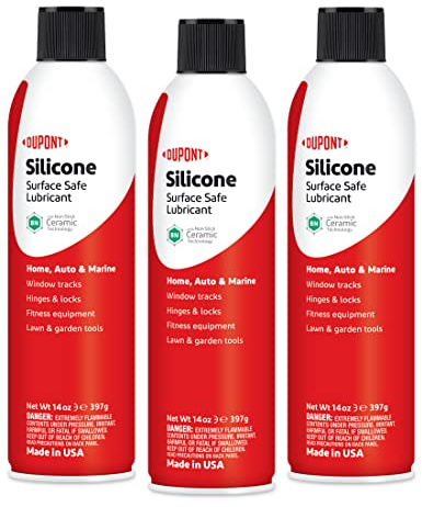 Dupont Silicone Lubricant Value Pack 14 oz (3 Pack)