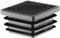 EMFA Lamellenstopfen für Vierkantrohr 120x120 mm Schwarz 1 Stück Rohrstopfen 120x120 Vierkantrohr Kunststoff vierkant 12x12 cm Stopfen Abdeckung Rohre Rohrabdeckung für Formrohr Endkappe