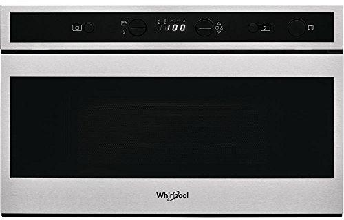 Microonde da incasso Whirlpool W6MN810 - Microonde integrabili in acciaio inox e nero, 22 litri, 750 W