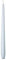 Spitzkerzen Premium Ø 2,2cm x 28cm, Tafelkerzen Tischkerzen Leuchterkerzen Kerzen, 24 Stück, Brenndauer ca. 10 Std. (Hellblau)