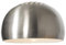 Qazqa - Runder Lampenschirm aus stahl I nickel matt für XXL-Bogenlampe - Edelstahl - LED geeignet