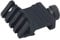 FOCUHUNTER Tattico 45 Gradi Offset Ferroviario Montaggio 20MM Weaver/Picatinny 4 Slot per Montaggio Base di Montaggio Portata Adattatore Quick Release