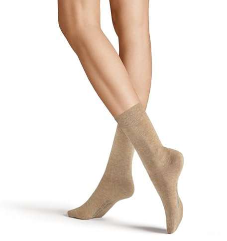 Hudson Damen Socken Relax Cotton druckfreier Bund Beigemel. 0723 39-42