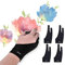 OTraki 4 Pack Drawing Glove 2 Finger Artist Glove Anti Smudge Drawing Gloves Right Hand Left Hand Art for Tablet, Digital, Ipad, Paper Sketching, Graphics, Universal - 2.75 x 7.08 inch