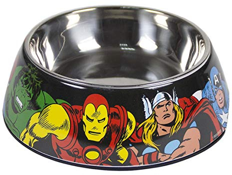 CERDÁ LIFE'S LITTLE MOMENTS - for Fan Pets | Avengers Katzen- und Hundenapf - Offizielle Marvel Lizenz, M, Mehrfarbig