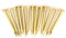 100 pièces clous en laiton clous multi-tailles clous en laiton matériel gros clous en cuivre pour bricolage en bois boîtes de photos décoratives accessoires ménagers(18mm)