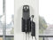 egmatec E-Bike Wandhalterung passend für Bosch PowerPack mit Ladegerät Montage, schwarz kompatibel mit Akkus bis 95x95 mm (Ladegerät Abnehmbar)
