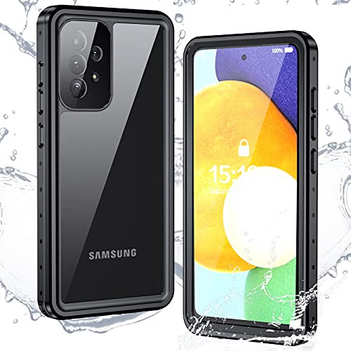 digi marker Waterproof Case for Samsung Galaxy A52 / A52s,IP68 Waterproof Full Body Shockproof Protective Case Built-in Screen Protector Camera Lens Protector Clear Cover for Galaxy A52 / A52s 4G / 5G