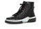 Gabor Damen Schnürstiefeletten, Frauen Schnürboots,Wechselfußbett,Best Fitting,uebergangsstiefel,Boots,schwarz (S. Weiss),39 EU / 6 UK