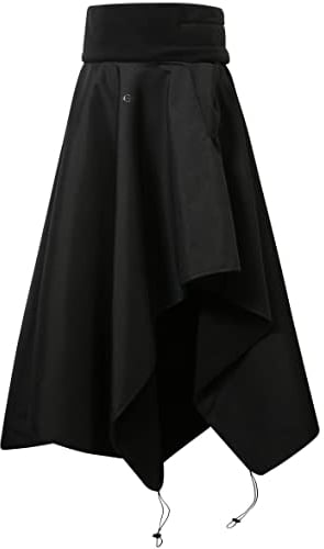 RL24 - Reitrock | atmungsaktiver Thermorock | wasserabweisend & Winddicht | Outdoor Rock für Damen | Warmer Winter Rock aus Fleece | Reitbekleidung Damen | Farbe Black | Größe 40-46