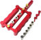 6/8/10 mm selbstzentrierende Holzbearbeitung Dübel Jig Bohrführung Holz Dübel Locher Locator Tischlerei Werkzeuge Rot