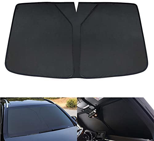 Apto para Volkswagen Tiguan 2016-2021, Parasol para Parabrisas, Parasol para Coche, Accesorios para Coche (protección Solar, portátil)
