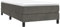 vidaXL Sommier à Ressorts de Lit Sommier à Lattes Lit Rembourré Cadre à Lattes Lit Simple Adulte Chambre Intérieur Gris Foncé 25 cm/ 90x190 cm Velours