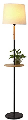 LIOONS Lampadaire créatif avec Plateau Table Lampes sur Pied en Fer forgé lampadaire Bureau Lecture pôle Lampe Grande Lampe