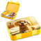 Jarlson® Brotdose Kinder mit Fächern - TONI Lunchbox - Bento Box auslaufsicher – Jausenbox für Kindergarten und Schule - Mädchen und Jungen | Vesperbox | Snackbox (HUND)