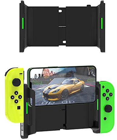 Soporte para Mando de Juegos inalámbrico Ajuste del teléfono móvil, Game Joystick Grip Soporte para Teléfono Móvil Soporte Extensible para Android/iOS