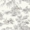 Grandeco Papier peint lisse Motif arbres Gris, A69803