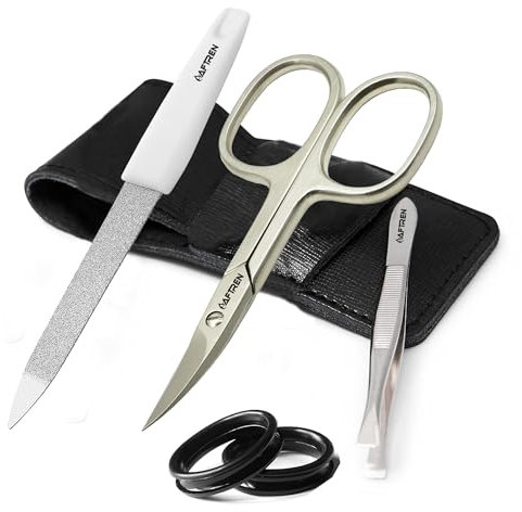 Ciseaux à ongles incurvés pour bébé, manucure et pédicure professionnelles, ciseaux à cuticules en acier inoxydable, outil de soin des ongles pointu pour bébés et tout-petits, 3,5 pouces, multicolores