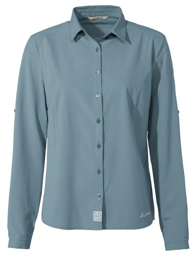 VAUDE Womens Rosemoor LS Shirt IV, 38/38 Damen, Nordic Blue