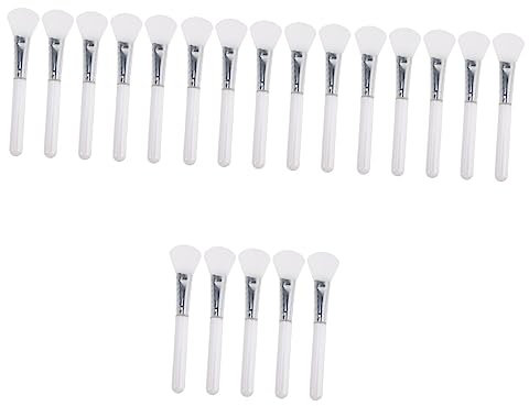 Mipcase 20pièces Brosse Silicone Pour Masque Visage Outils De Soins Peau Pour Application Égalisée Et Confortable