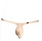 Faringoto String en filet pour homme, string micro string pour homme, slip de bikini à string, blanc, Medium