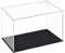 Uotyle Transparente Acryl-Vitrine, Aufsatzbox, Würfel-Organizer, Ständer, staubdichter Schutz, Vitrine, Würfel, Sammlerstücke, Showbox für Actionfiguren, Spielzeug, Sammlerstücke (30 x 25 x 20 cm)